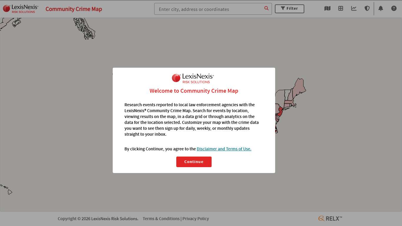 LexisNexis® Community Crime Map