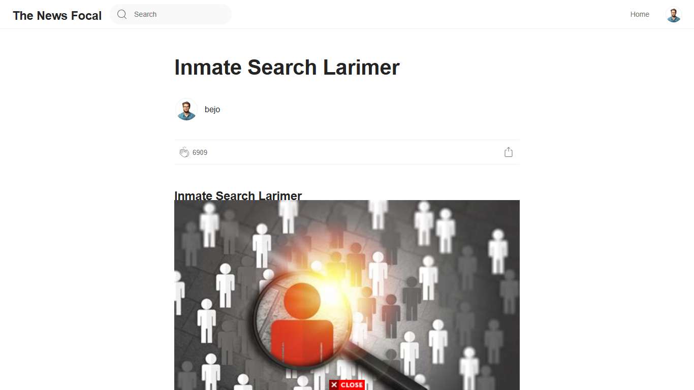 Inmate Search Larimer